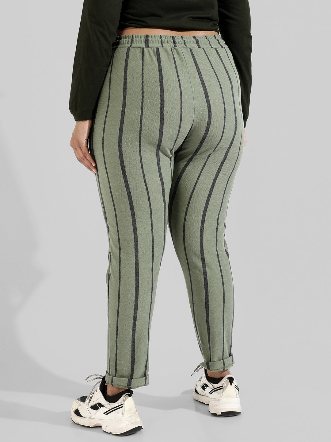 Striped Stylish Active & Evening Trackapnt