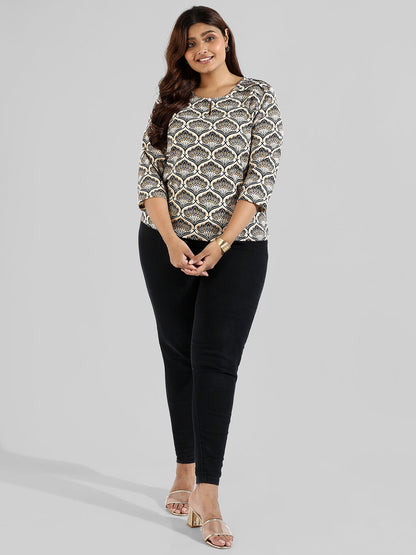 Graphic Design Casual Top