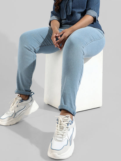 Solid Stylish Skinny Fit New Trend Denim Jeans