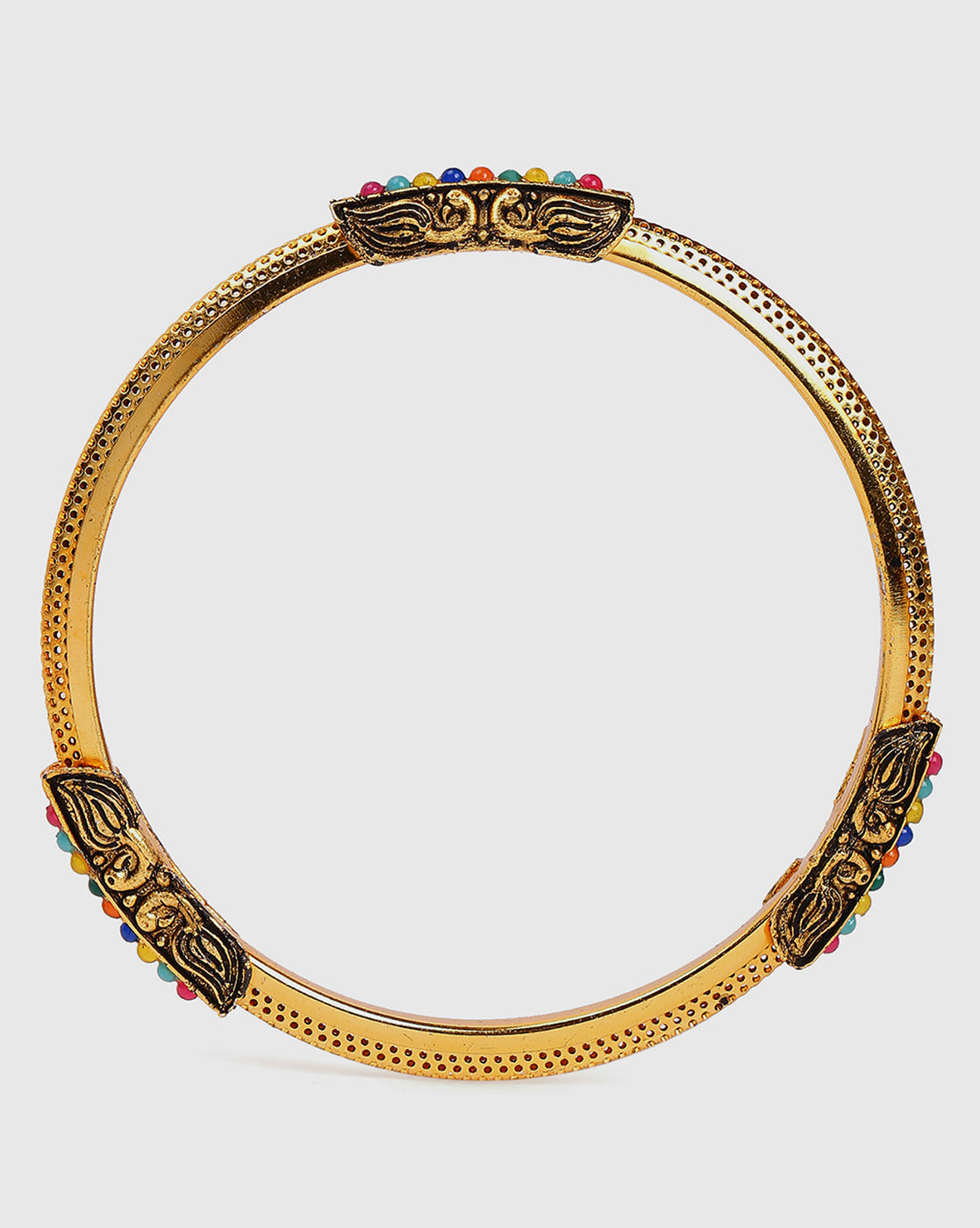 Set Of 2 Gold- Plated Bangles