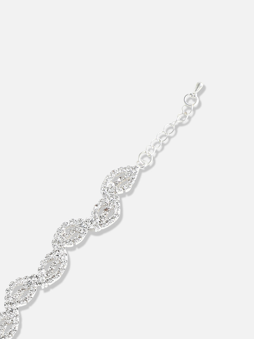 Silver-Plated Statement Link Bracelet