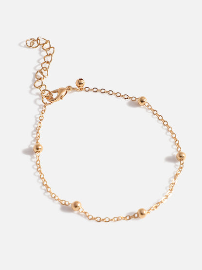 WOMEN GOLD PLATED SET OF 4 ANKLET CUM BRACELET
