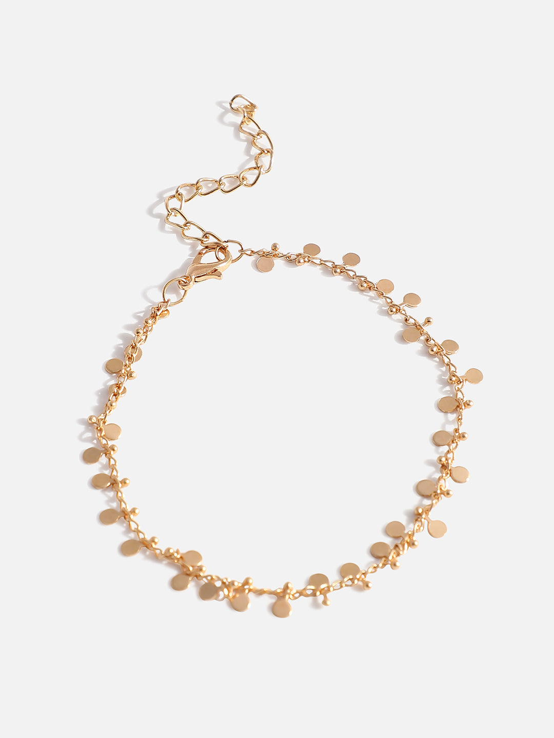 WOMEN GOLD PLATED SET OF 2 ANKLET CUM BRACELET