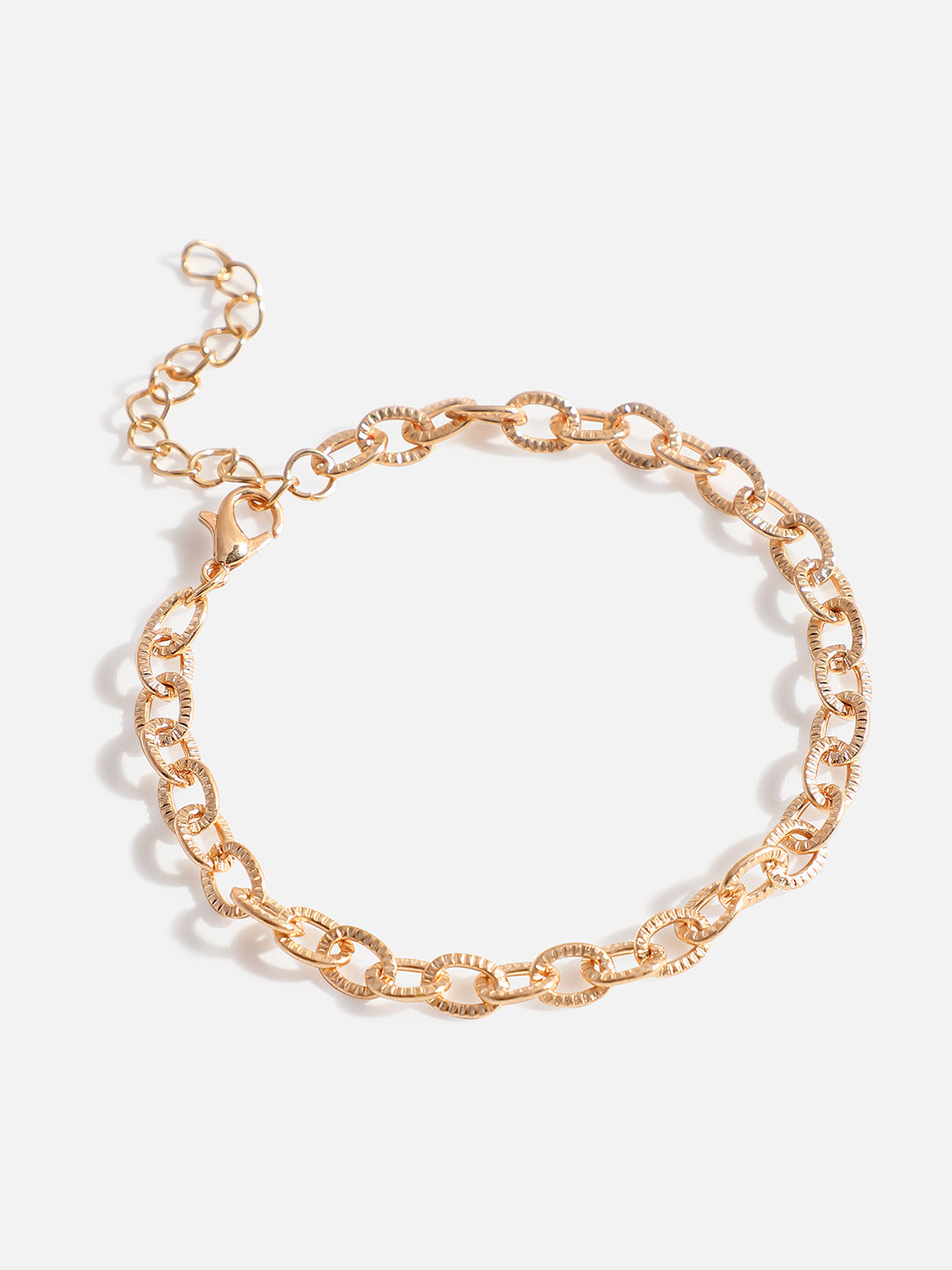 WOMEN GOLD PLATED SET OF 3 ANKLET CUM BRACELET