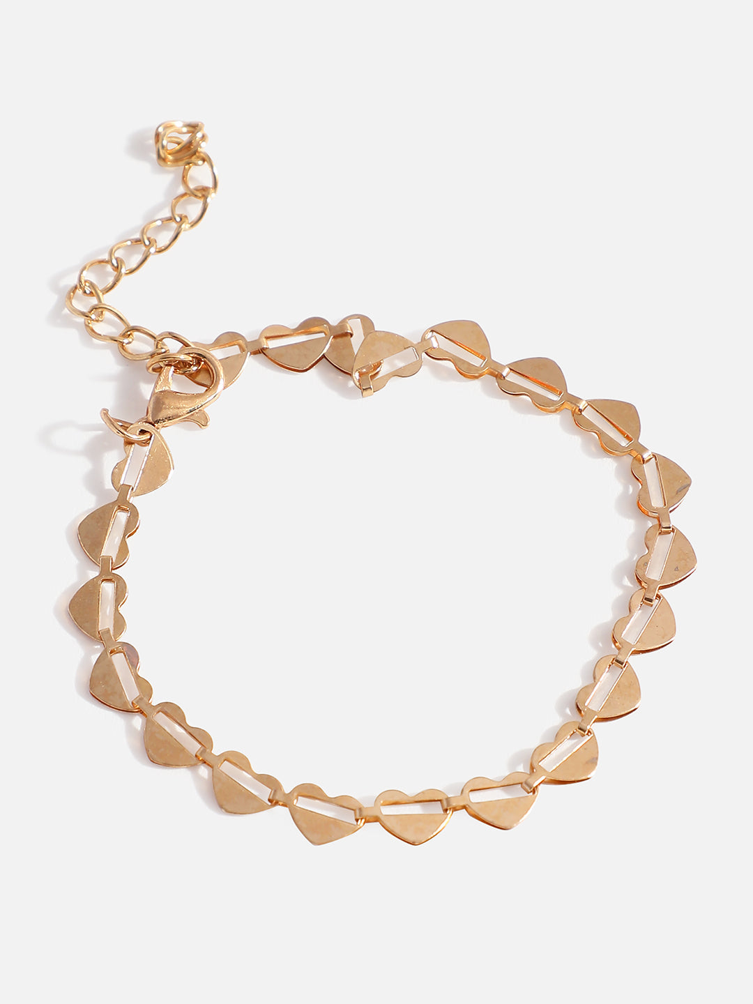WOMEN GOLD PLATED SET OF 3 ANKLET CUM BRACELET