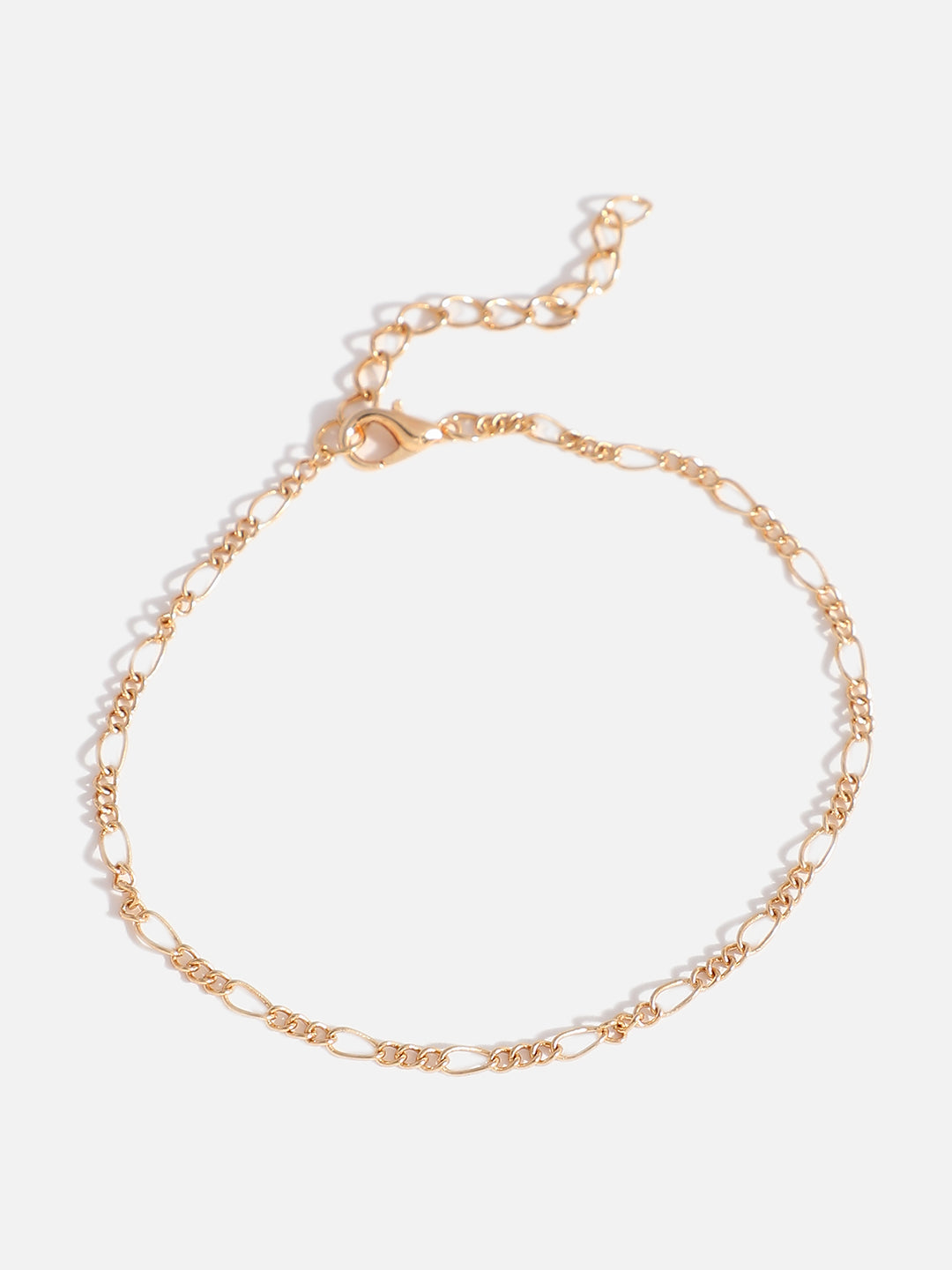 WOMEN GOLD PLATED SET OF 4 ANKLET CUM BRACELET
