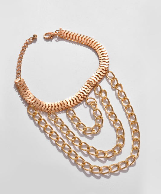 Gold Plated Chain Anklet