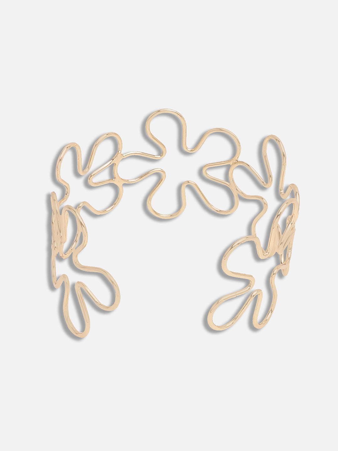 GOLD PLATED PARTY DESIGNER ARMLET FOR WOMEN
