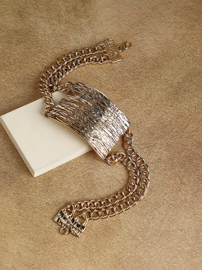 Gold-Plated Choker Necklace