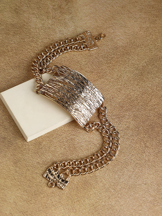 Gold-Plated Choker Necklace