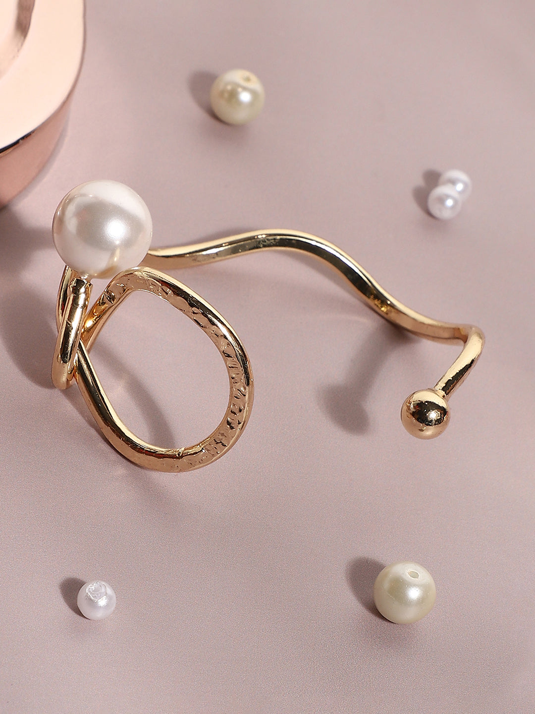 Silver Plated Pearls Party Bracelet