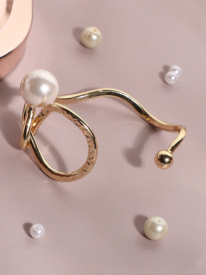 Silver Plated Pearls Party Bracelet