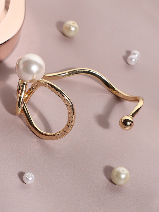Silver Plated Pearls Party Bracelet