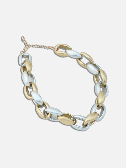 GOLD PLATED PARTY DESIGNER NECKLACE FOR WOMEN