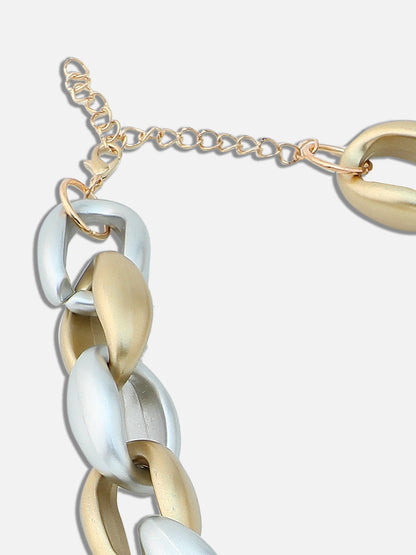 GOLD PLATED PARTY DESIGNER NECKLACE FOR WOMEN
