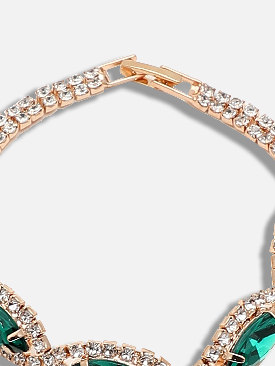 GOLD PLATED PARTY DESIGNER STONE BRACELET FOR WOMEN