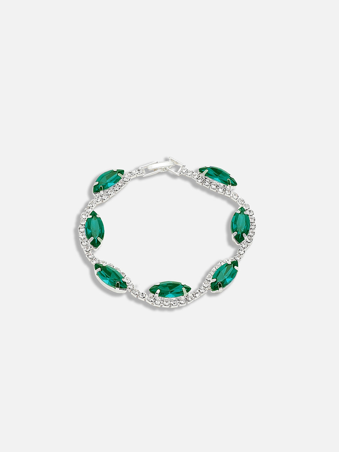 GOLD PLATED PARTY DESIGNER STONE BRACELET FOR WOMEN
