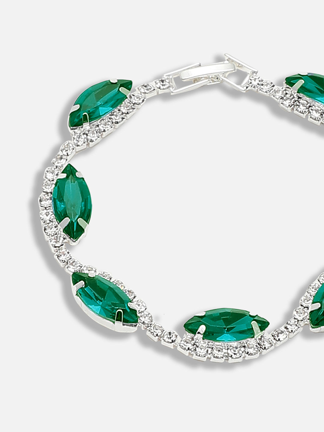 GOLD PLATED PARTY DESIGNER STONE BRACELET FOR WOMEN