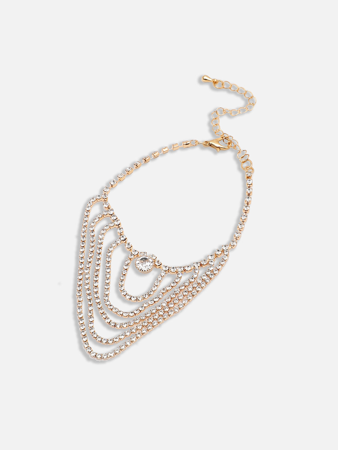 GOLD PLATED PARTY DESIGNER BRACELET FOR WOMEN