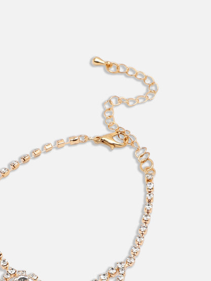 GOLD PLATED PARTY DESIGNER BRACELET FOR WOMEN