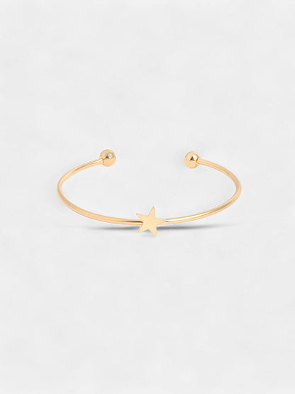 Pack of 4 Multistrand Bracelet - Metallic Gold-SOHBRC8090