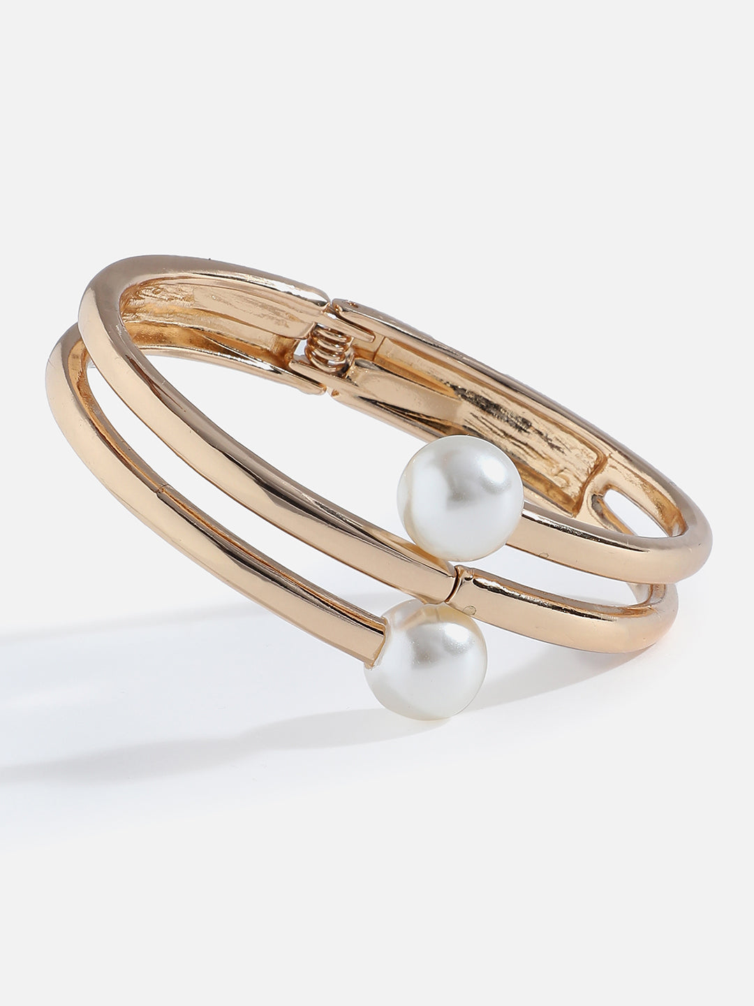 Gold Plated Pearls Bracelet