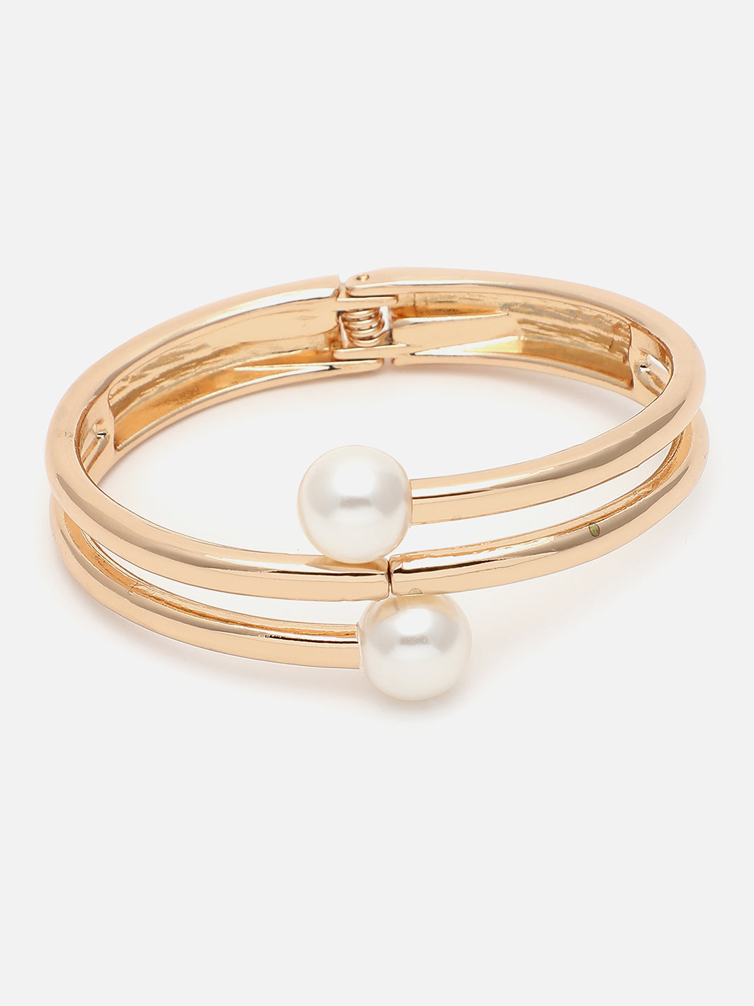Gold Plated Pearls Bracelet