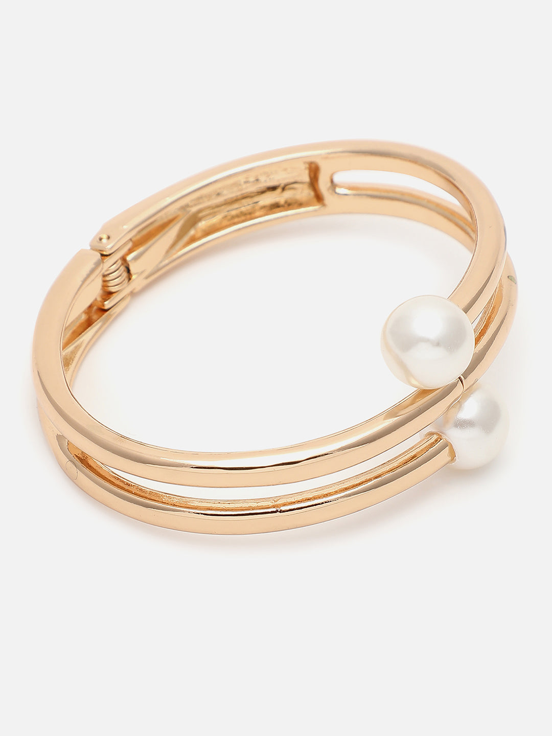 Gold Plated Pearls Bracelet