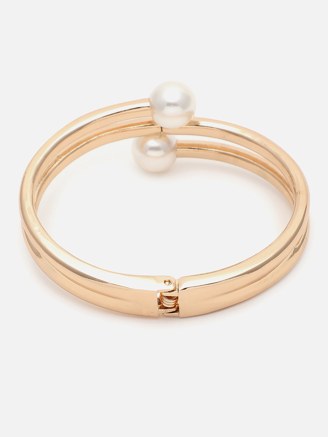 Gold Plated Pearls Bracelet