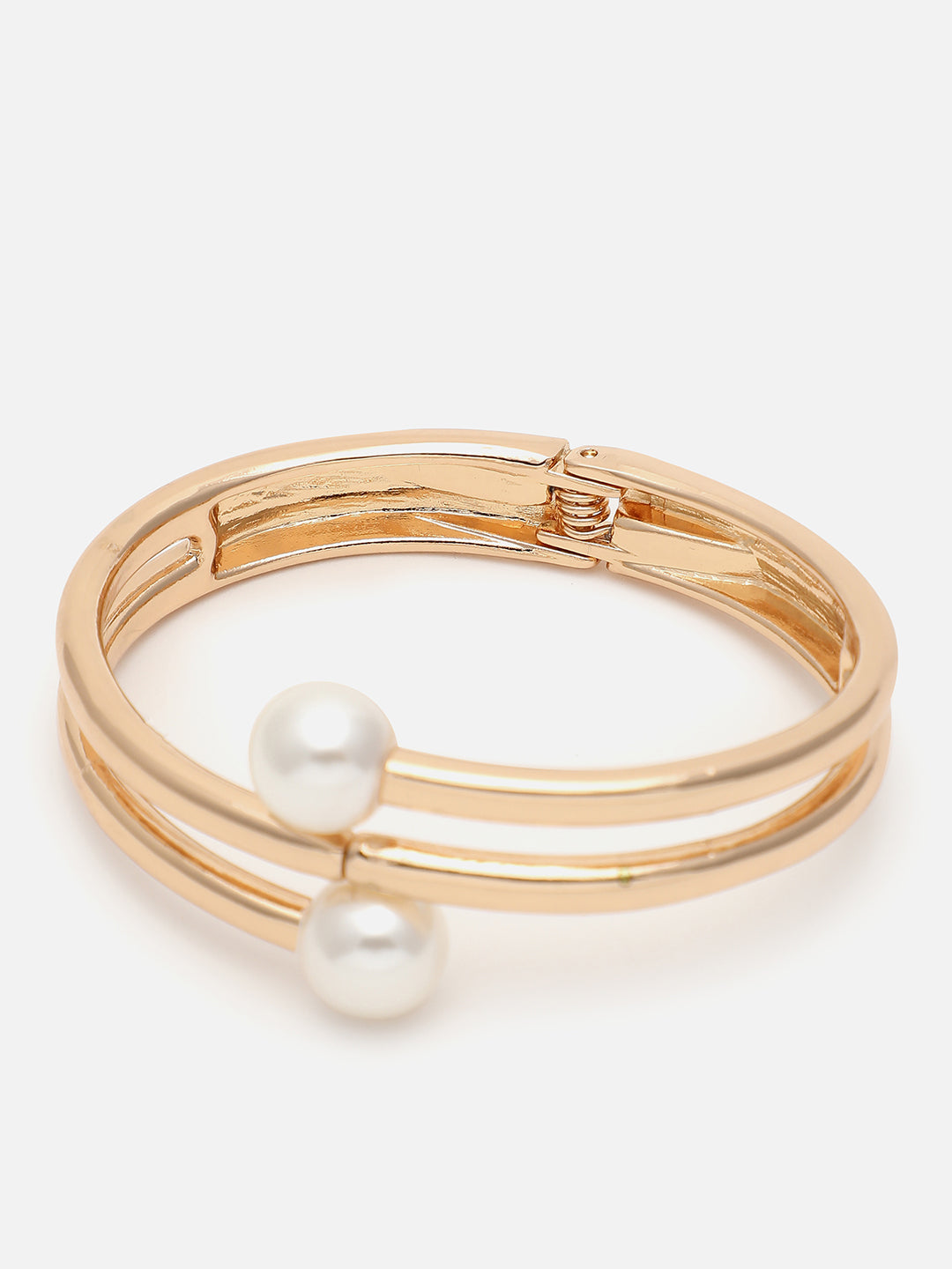 Gold Plated Pearls Bracelet