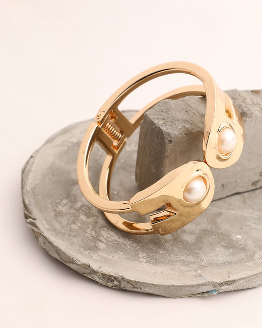 Gold Plated Pearls Bracelet