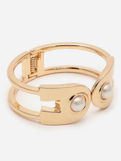 Gold Plated Pearls Bracelet