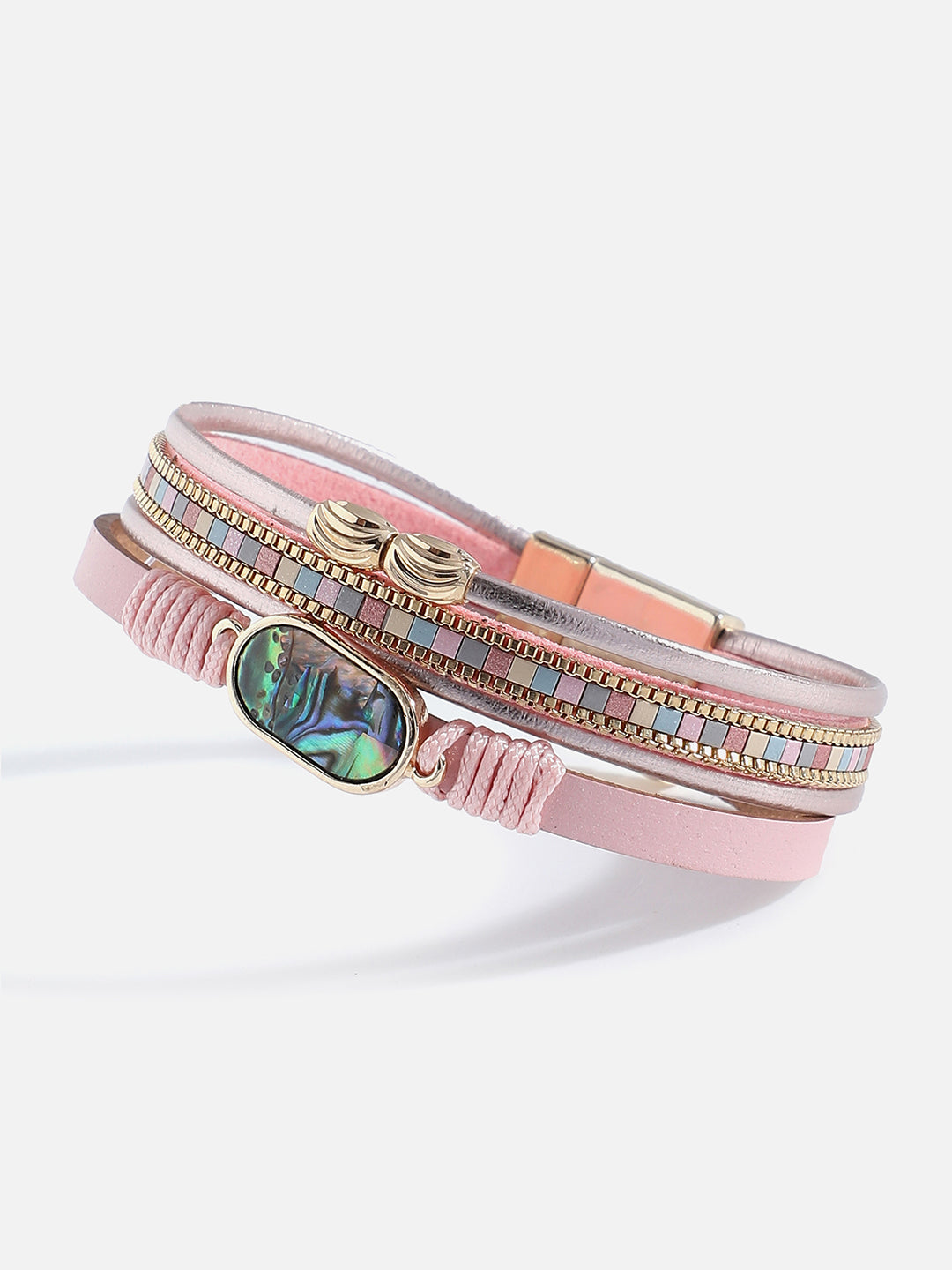 Gold Plated Designer Stone Bracelet