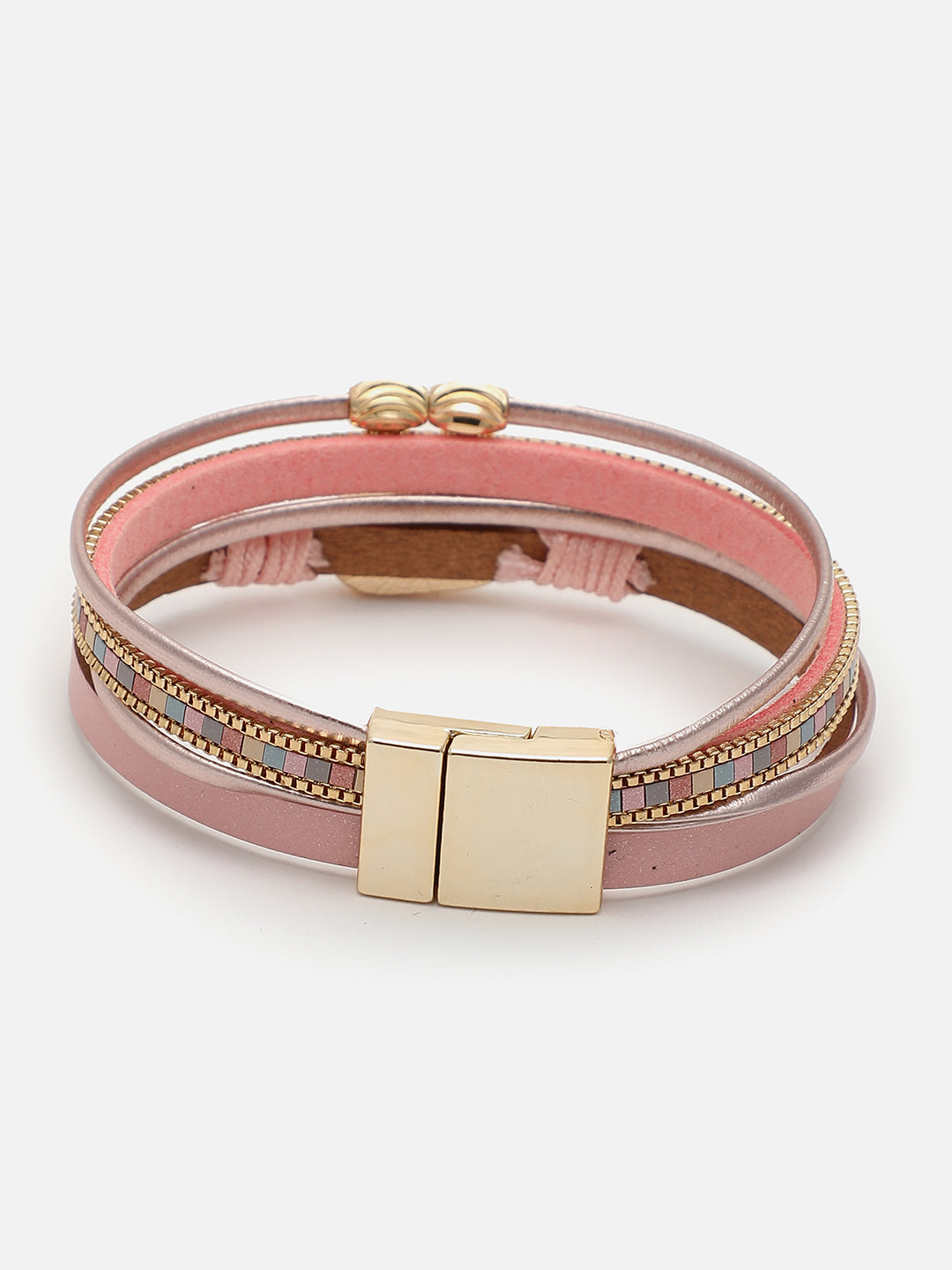 Gold Plated Designer Stone Bracelet