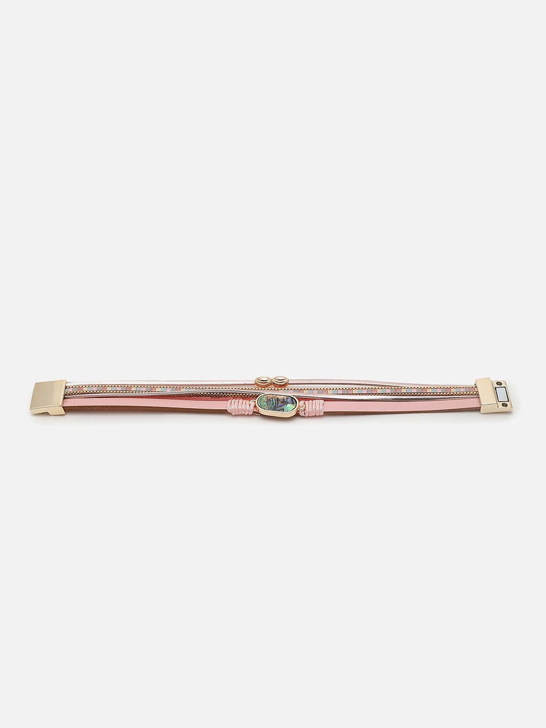 Gold Plated Designer Stone Bracelet