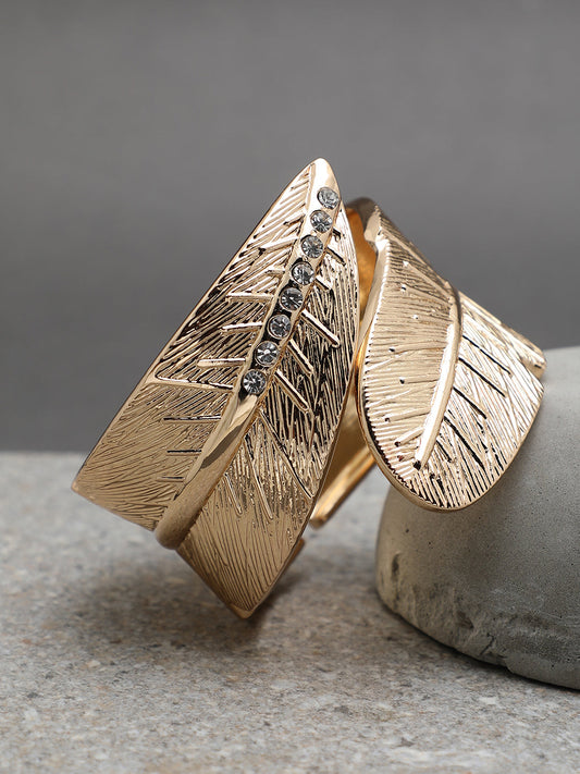 Gold-Plated Cuff Bracelet