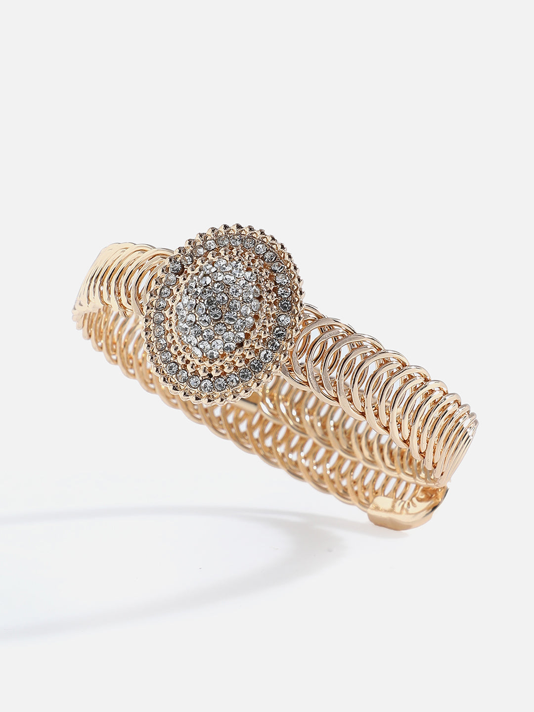 Gold Plated Designer Stone Bracelet
