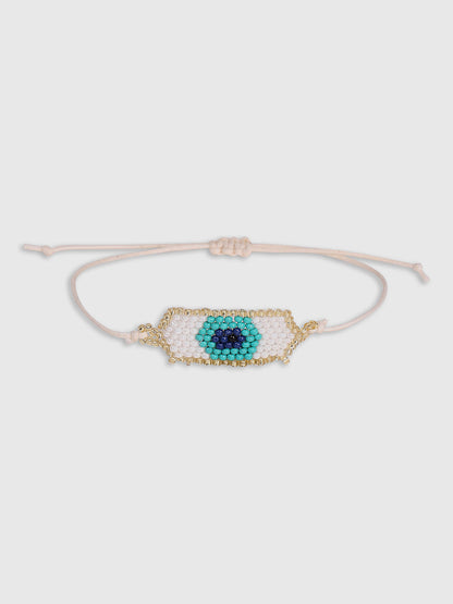 Evil Eyed Link Bracelet