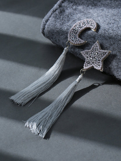Alloy Geometric Drop Earrings