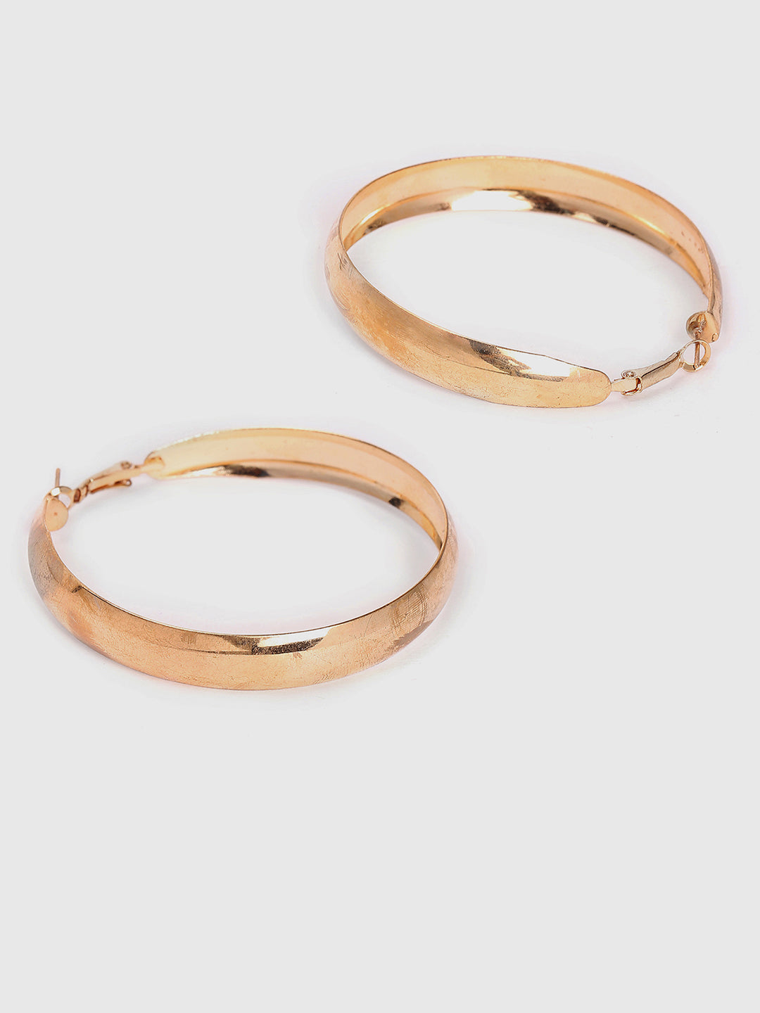 Gold-Plated Hoop Earrings