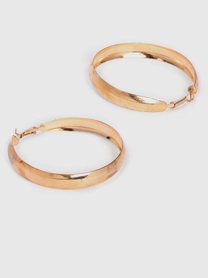 Gold-Plated Hoop Earrings