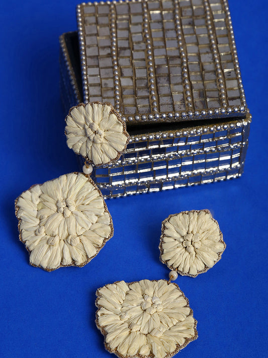 Raffia Drop Earrings
