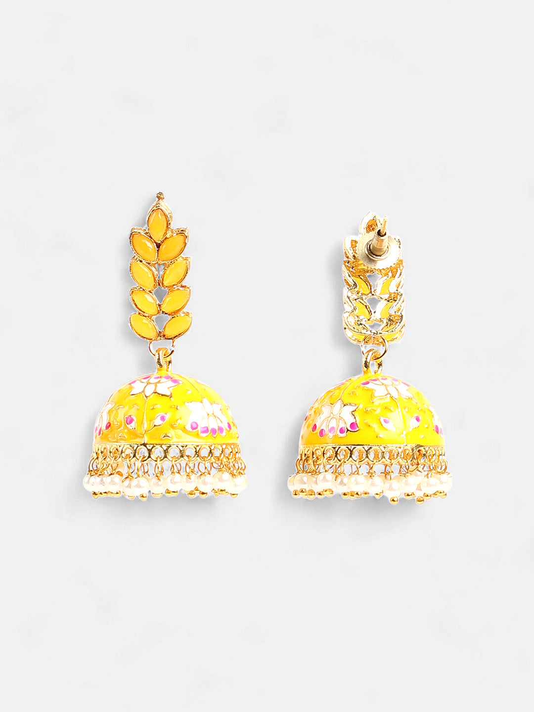 The Zohra Jewellery Set - Canary Yellow-SOHEAR1100