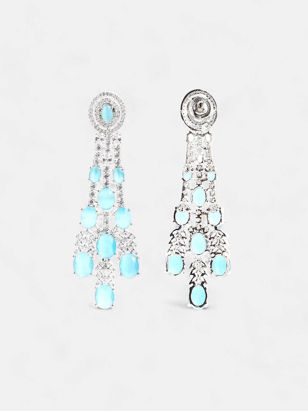 The Angélique Drop Earrings - Azure Blue-SOHEAR2024