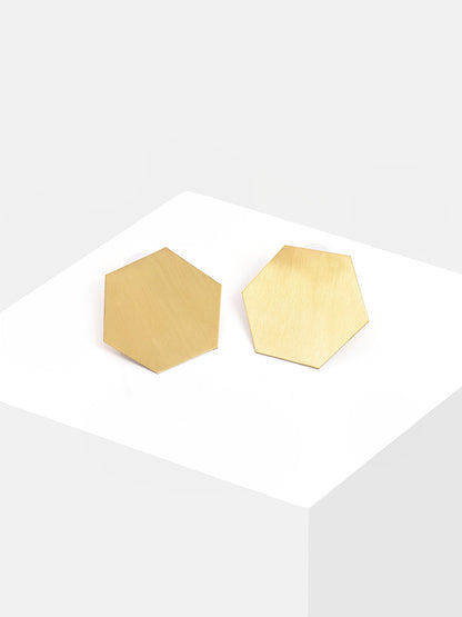 Gold Plated Designer Stud