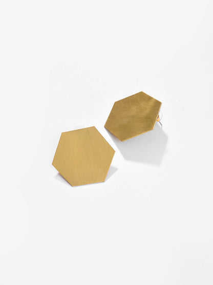 Gold Plated Designer Stud