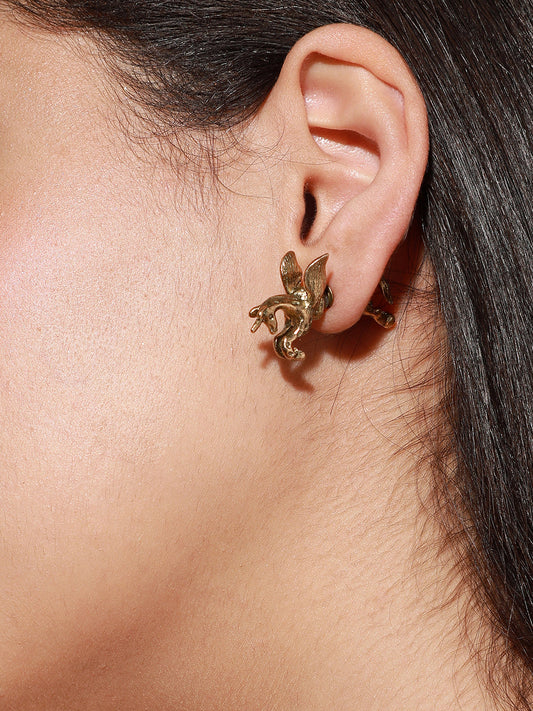Gold Plated Designer Casual Stud