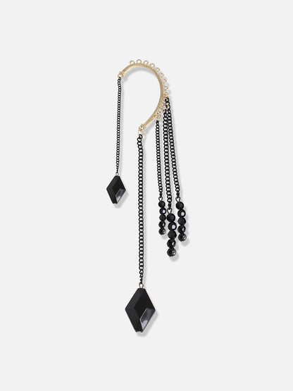 Gold Plated Designer Stone Casual Drop Earring