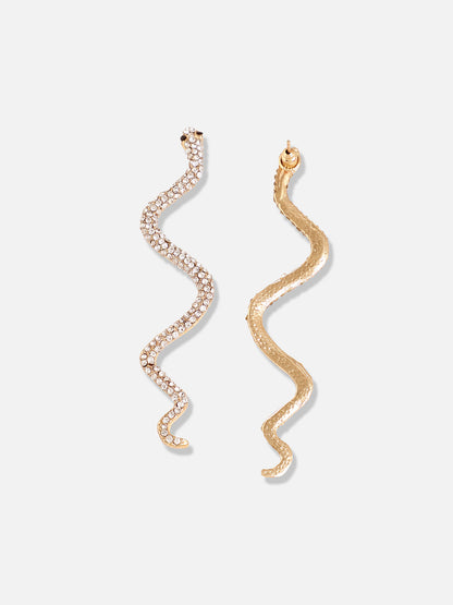 Gold Plated Designer Casual Drop Earring