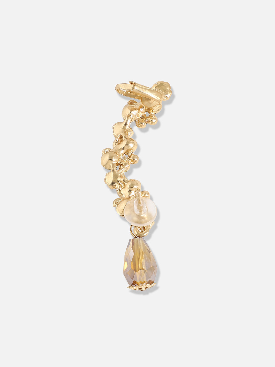 Gold Plated Designer Stone Casual Stud